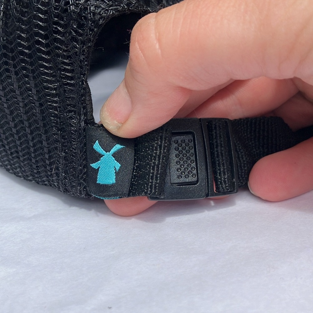 Dutch Bros Blue Trucker Hat black coffee work mesh‎ vintage new - Picture 4 of 6